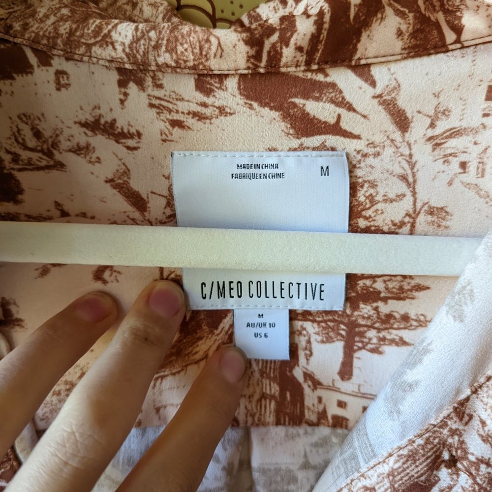 C/Meo Collective Button-Up In Rust Toile - image 2